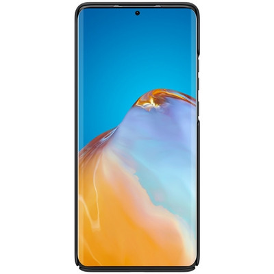 Пластиковый чехол с подставкой Nillkin Super Frosted Shield Черный для Huawei P50 Pro - фото 2 - id-p191947644