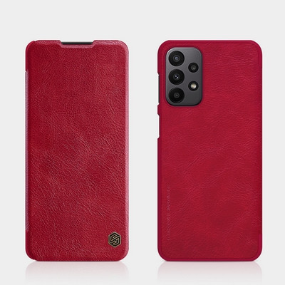 Кожаный чехол Nillkin Qin Leather Case Красный для Samsung Galaxy A23 - фото 4 - id-p191947669