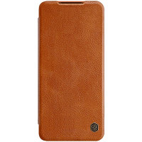 Кожаный чехол Nillkin Qin Leather Case Коричневый для Huawei P50 Pro