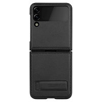 Кожаный чехол Nillkin Qin Pro Plain Leather Case Черный для Samsung Galaxy Z Flip 4