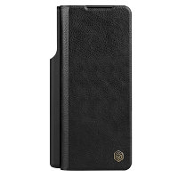 Кожаный чехол Nillkin Qin Pro Plain Leather Case Черный для Samsung Galaxy Z Fold 4