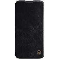 Кожаный чехол Nillkin Qin Pro Leather Case Черный для Apple iPhone 14 Plus