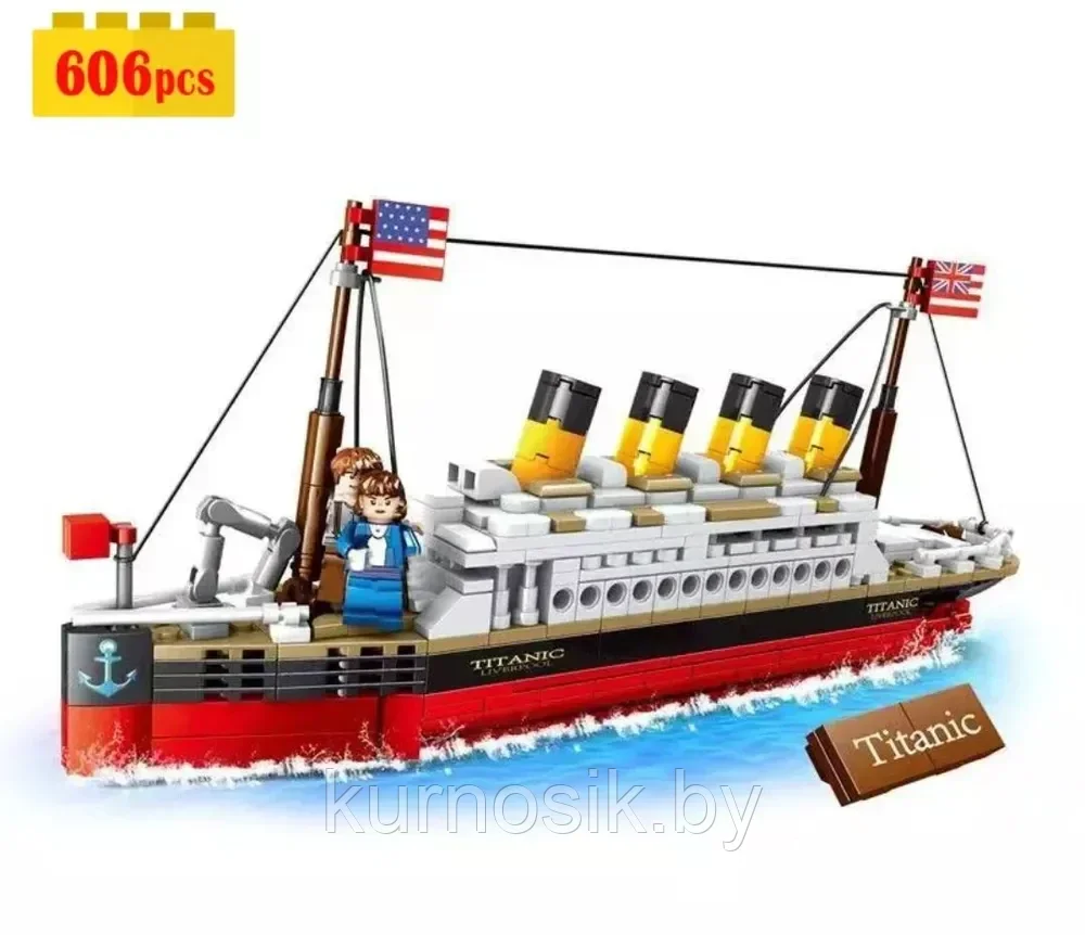 Конструктор 87002 Титаник, 606 деталей - фото 2 - id-p191952042