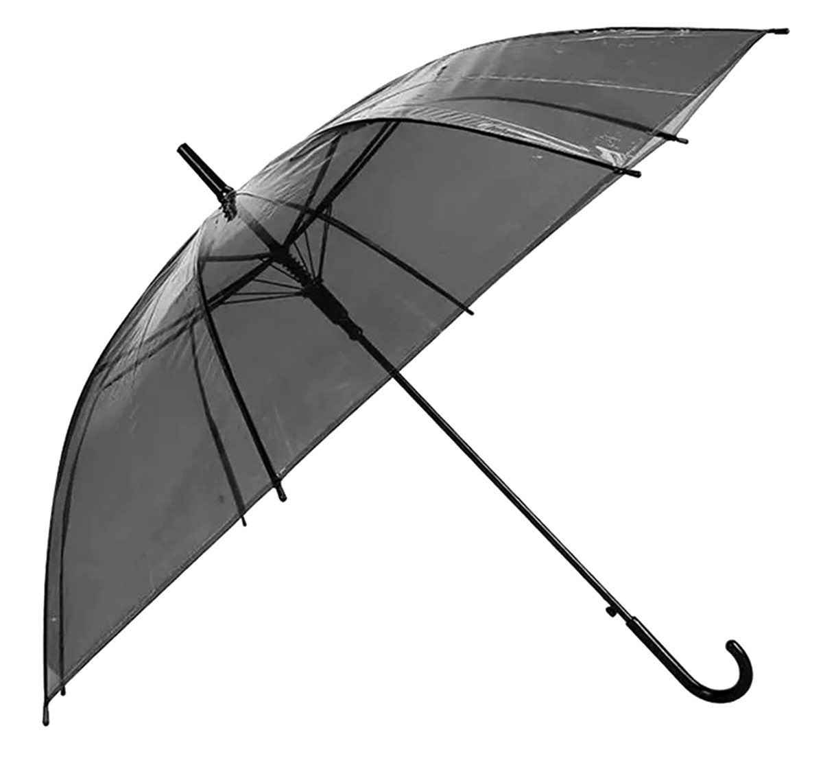 Зонт прозрачный SiPL черный - фото 2 - id-p191964892