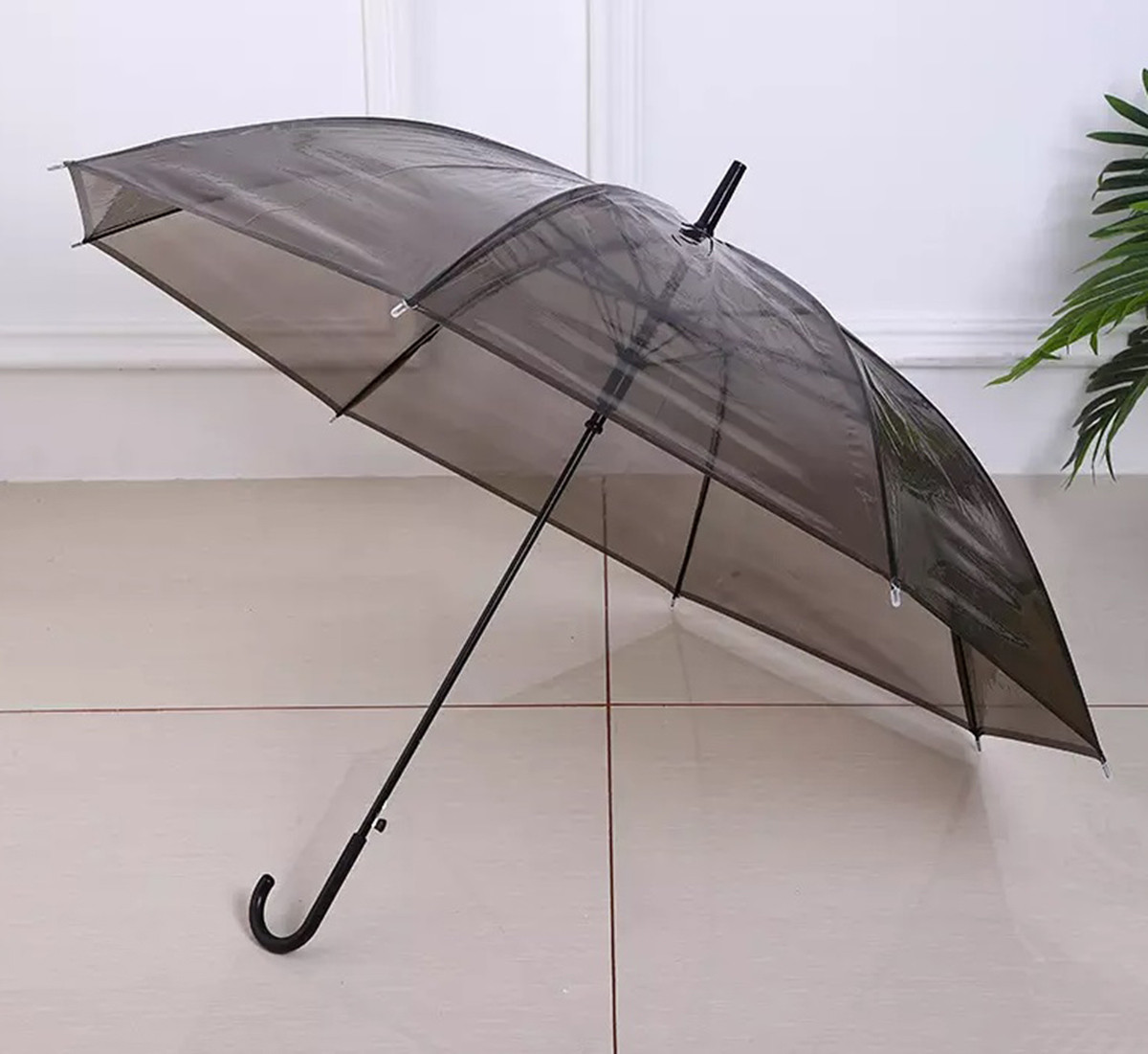 Зонт прозрачный SiPL черный - фото 3 - id-p191964892