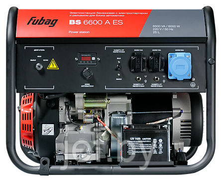 Генератор бензиновый BS 6600 A ES с электростартером и коннектором автоматики FUBAG 838798, фото 2