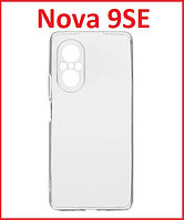 Чехол-накладка для Huawei Nova 9SE (силикон) прозрачный с защитой камеры