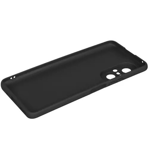 Чехол-накладка для Huawei Nova 9SE (силикон) черный с защитой камеры - фото 3 - id-p189646675