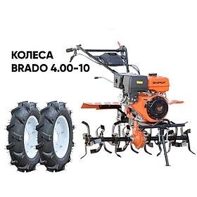 Мотоблок  SKIPER SP-1400S + колеса BRADO 4.00-10 (комплект)