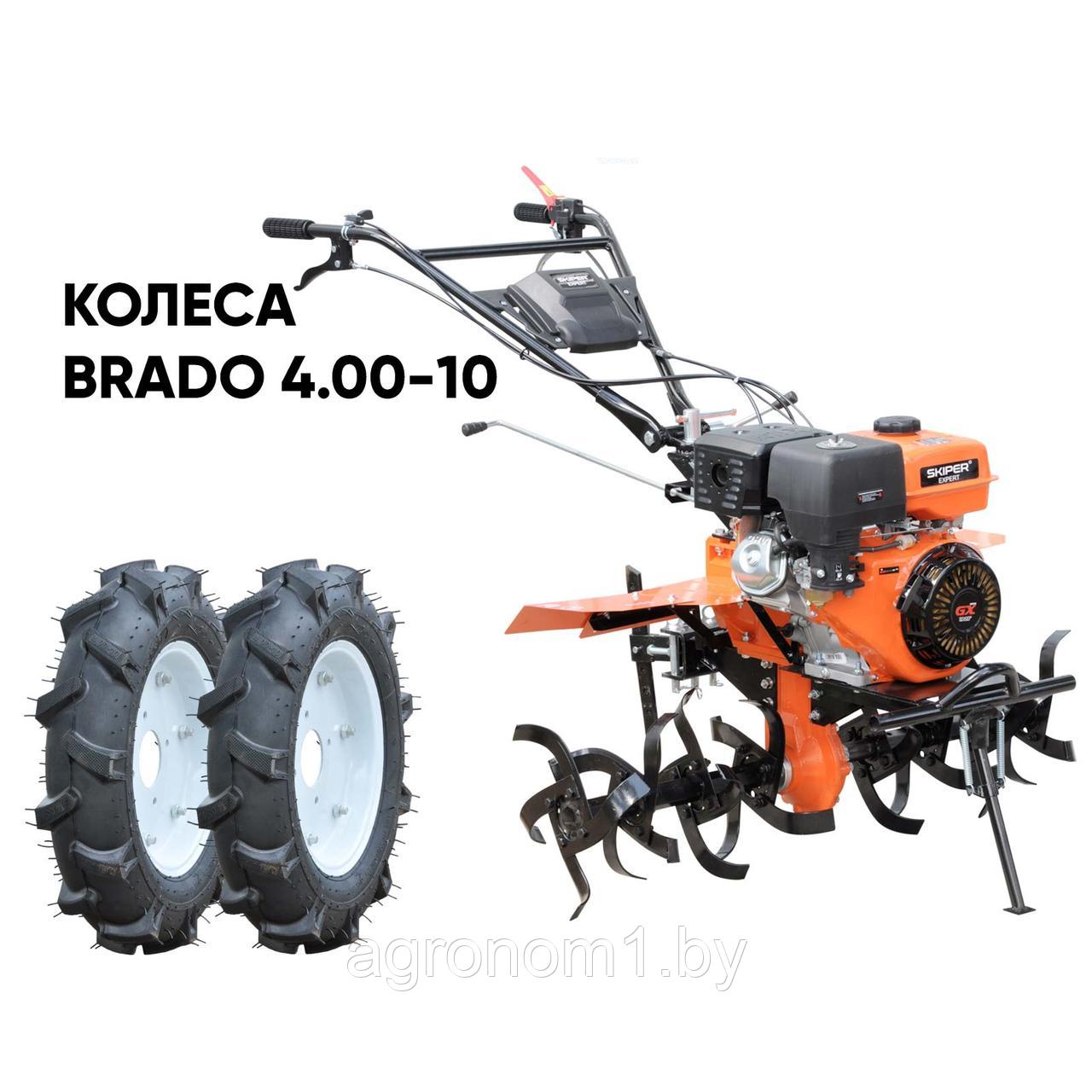 Мотоблок SKIPER SP-1600SE EXPERT + колеса BRADO 4.00-10 (комплект)