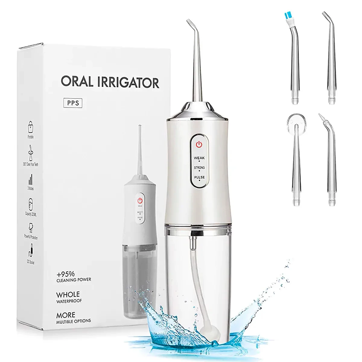 Ирригатор (флоссер) для гигиены полости рта Oral Irrigator 4 сменные насадки+ подарок