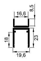 Профиль стыковочный Н-1606 сборный