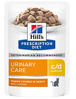 Влажный корм для кошек Hill's Prescription Diet c/d Multicare (курица) 85 гр