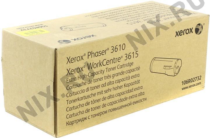 Тонер-картридж XEROX 106R02732 для Phaser 3610, WorkCentre 3615 (повышенной емкости)