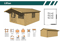 Садовый домик Lillian 34 5x4 v.1