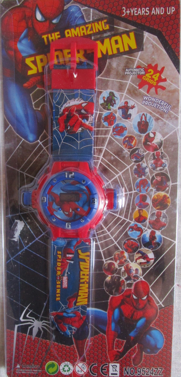 Детские часы "Человека Паук" с проектором 24 проекции spider man - фото 4 - id-p191977408