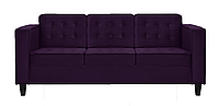 Диван Бриоли Вилли трехместный В40 фиолетовый