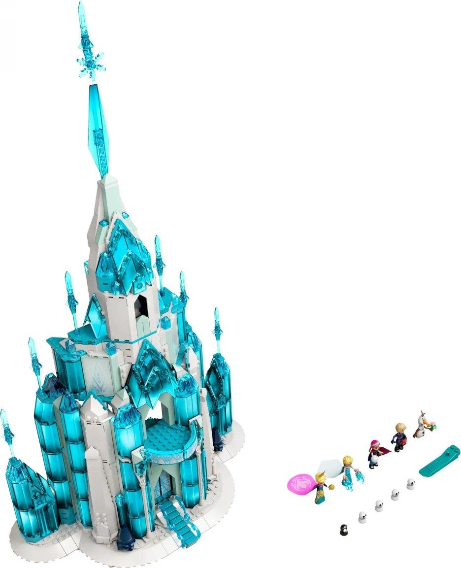 Конструктор Ледяной замок 3075 копия LEGO Disney Frozen 43197 серия Принцессы Дисней, 1709 дет., 9 фигурок - фото 3 - id-p191977505