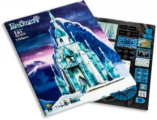 Конструктор Ледяной замок 3075 копия LEGO Disney Frozen 43197 серия Принцессы Дисней, 1709 дет., 9 фигурок - фото 4 - id-p191977505