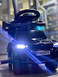 Детская машинка-каталка RiverToys BMW M5 A999MP-H (черный) Лицензия с качалкой, фото 4