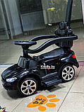 Детская машинка-каталка RiverToys BMW M5 A999MP-H (черный) Лицензия с качалкой, фото 5