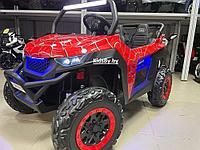 Детский электромобиль RiverToys T777TT 4WD (красный паук) Buggy Полноприводный, двухместный