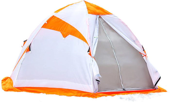 Палатка Лотос 4 (оранжевая) - фото 1 - id-p191976022