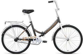 Спортивный велосипед Forward VALENCIA 24 3.0 (16 quot; рост) темно-серый/бежевый 2021 год (RBKW1YF43002)
