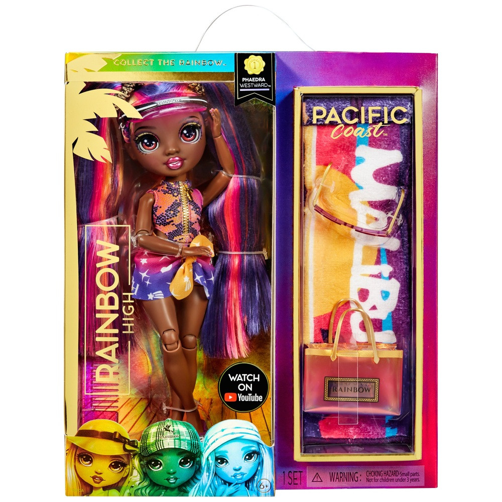 Кукла Rainbow High Pacific Coast Федра Вествард Рейнбоу Хай 578369 - фото 8 - id-p191980121