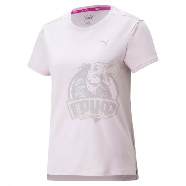 Футболка спортивная женская Puma Run Favorite Heather Ss Tee (белый) (арт. 52018217)