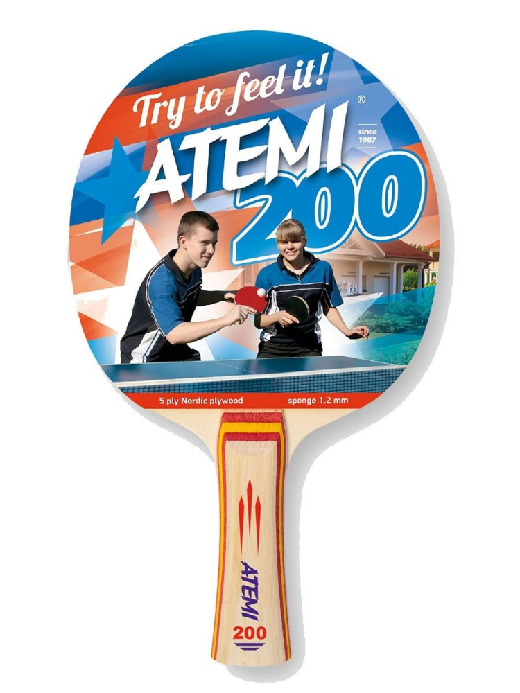 Ракетка для настольного тенниса ATEMI 200 AN - фото 1 - id-p191980962