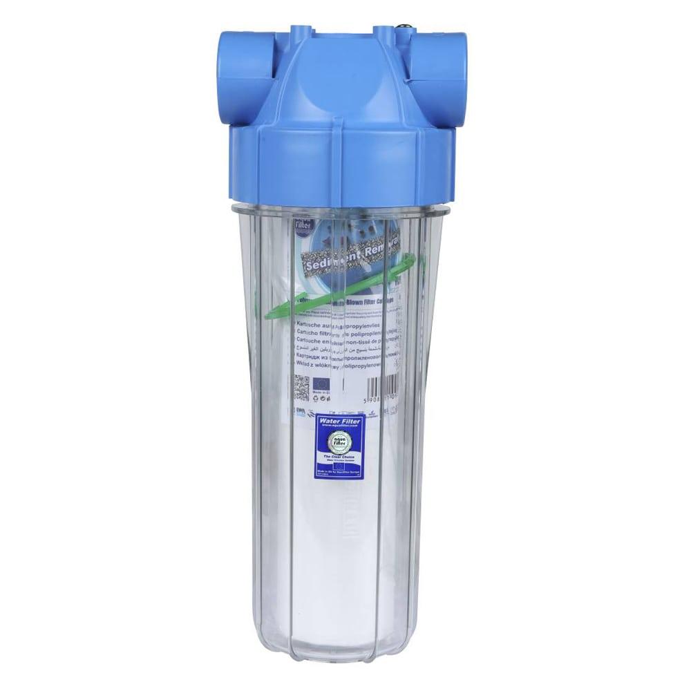 Магистральный фильтр для очистки воды AquaFilter FHPR1-B1-AQ 1" с картриджем - фото 3 - id-p190650865