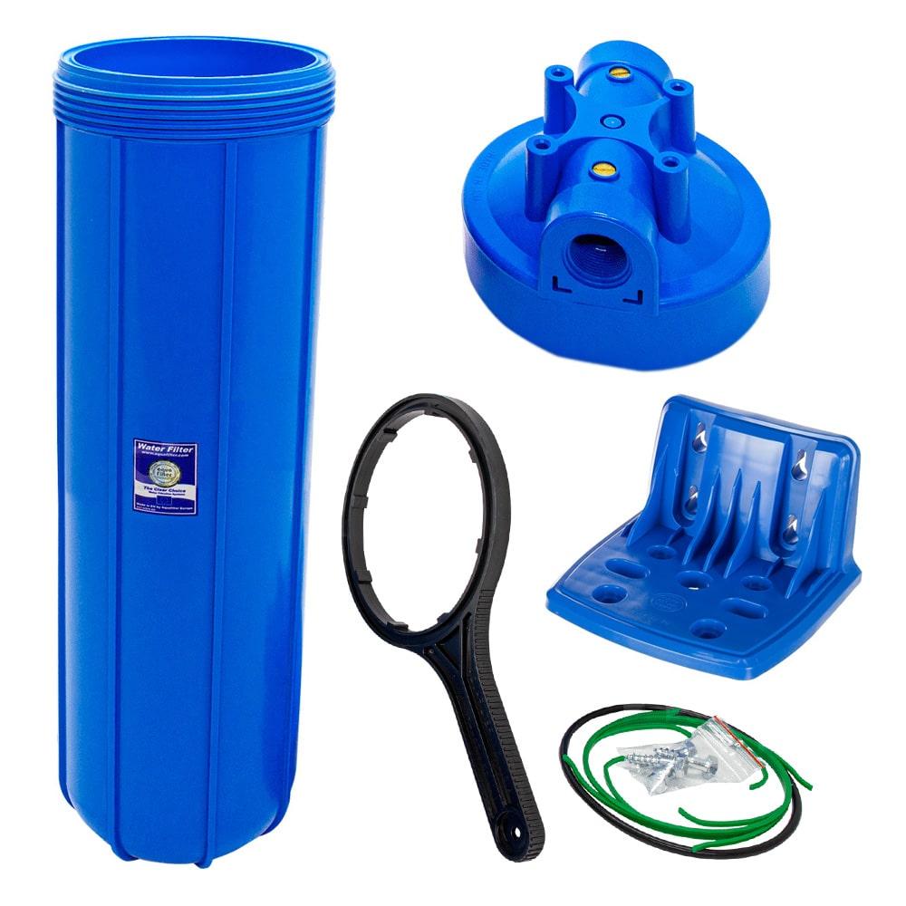 Магистральный фильтр для очистки воды 1" ВН AquaFilter FH20B1-WB без картриджа - фото 2 - id-p139967063