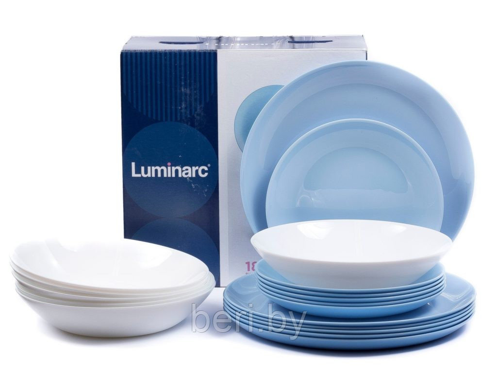 P5911 Столовый сервиз Luminarc Diwali Color, 18 предметов, 6 персон, набор тарелок