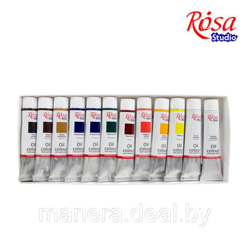 Краски масляные "ROSA Studio" набор 12шт - фото 1 - id-p91685376