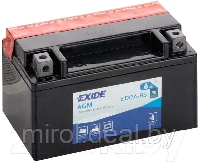Мотоаккумулятор Exide ETX7A-BS - фото 1 - id-p192009691