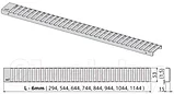 Решетка для трапа Alcadrain Line-550L, фото 2