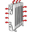 Обогреватель масляный электрический TЕРМИЯ H0920 (2000 Вт, 9 секций) в Гомеле, фото 2