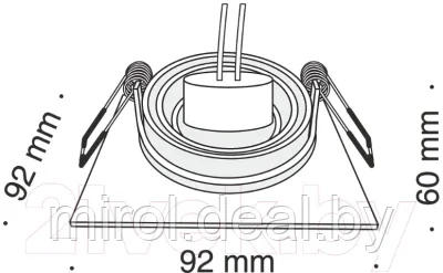 Точечный светильник Maytoni Atom DL024-2-01B - фото 4 - id-p192018366