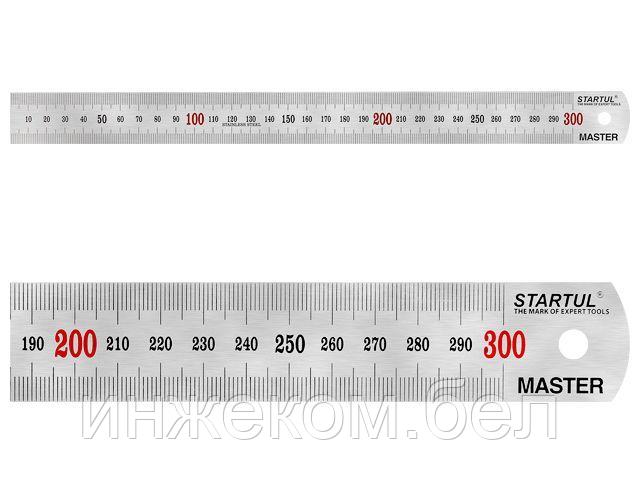 Линейка измерительная 300мм STARTUL MASTER (ST3500-030) (быт.) - фото 1 - id-p126437540