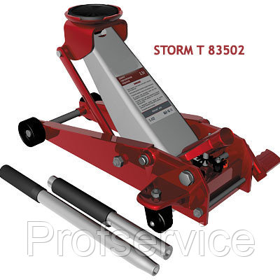 Домкрат гаражный подкатной Storm T83502 3,5т