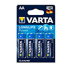 Батарейки алкалиновые Varta "LongLife Power AA/LR6" 4 шт