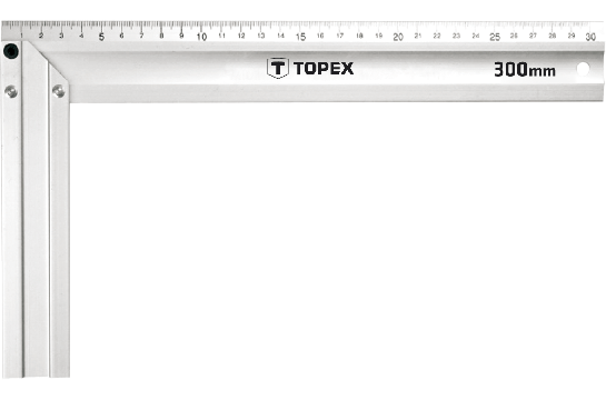 Угольник строительный алюминиевый 500мм Topex 30C365