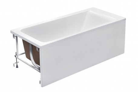 Акриловая ванна Roca Easy 170x70 прямоугольная белая - фото 6 - id-p192081803