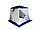 Зимняя палатка Призма Термолайт 185*185 Композит (3-сл) (бело-синий), фото 3