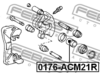 0176-ACM21R FEBEST поршень суппорта пер./задн.! d45\Toyota Avensis 00>/Camry 91-10/Carina E 92-98 - фото 2 - id-p192100665