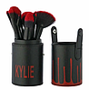 Набор кистей для макияжа в тубусе KYLIE RED/Black, 12 шт, фото 6