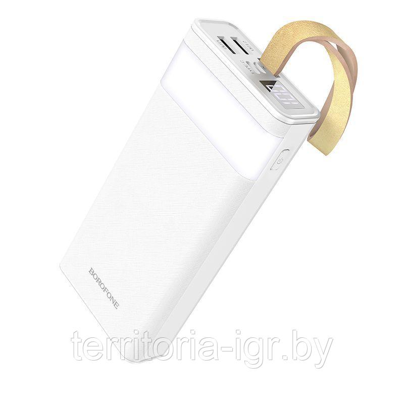 Внешний аккумулятор power bank BJ18 20000mAh 2А белый Borofone - фото 2 - id-p192113365