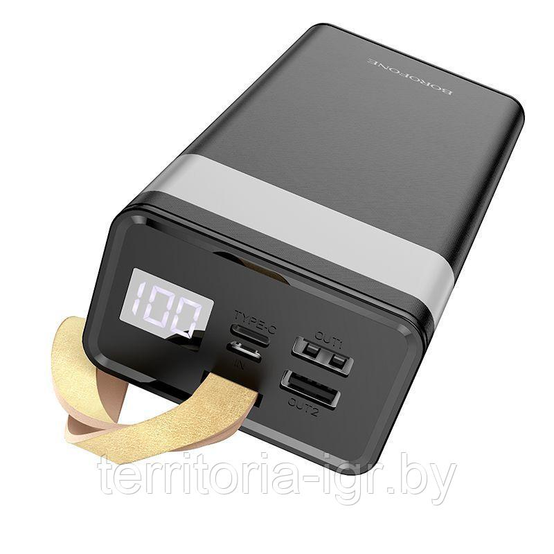 Внешний аккумулятор power bank BJ18A 30000mAh 2А черный Borofone - фото 4 - id-p192114462