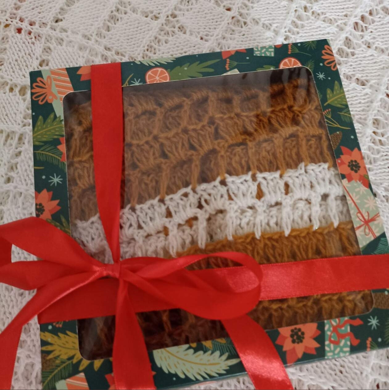 Шейный платок ручной работы в подарок - фото 3 - id-p192114655